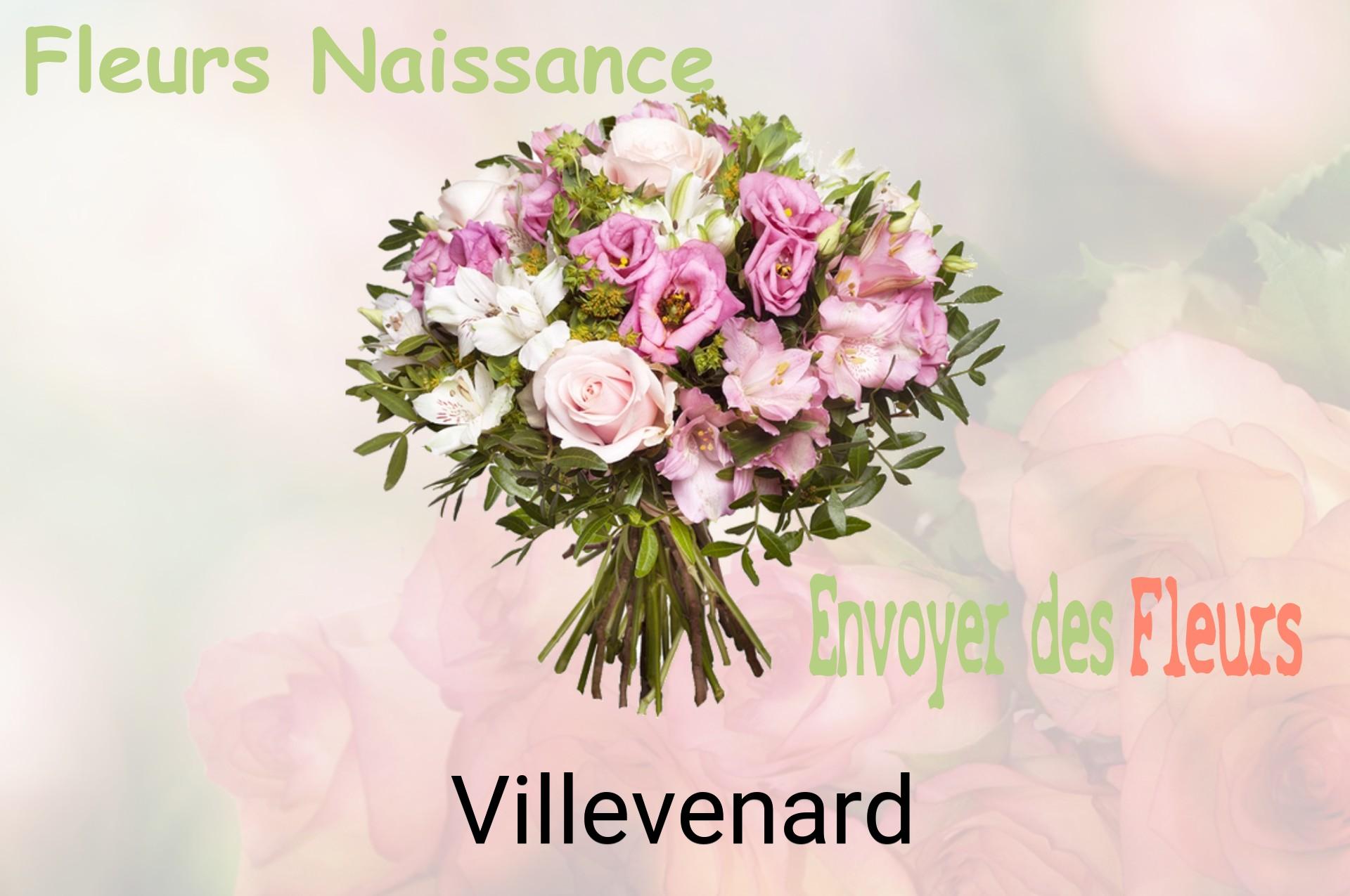Bouquet de fleurs de naissance livré à Villevenard